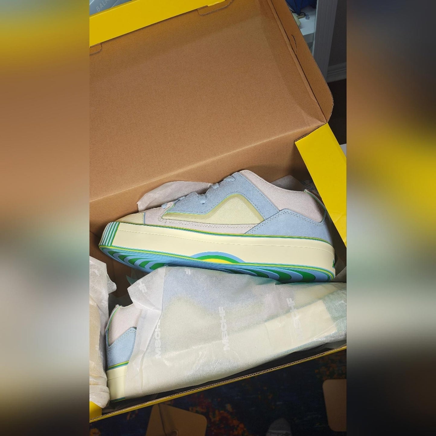 MSCHF GOBSTOMPER SHOE LEMON DROP EDITION Sneaker