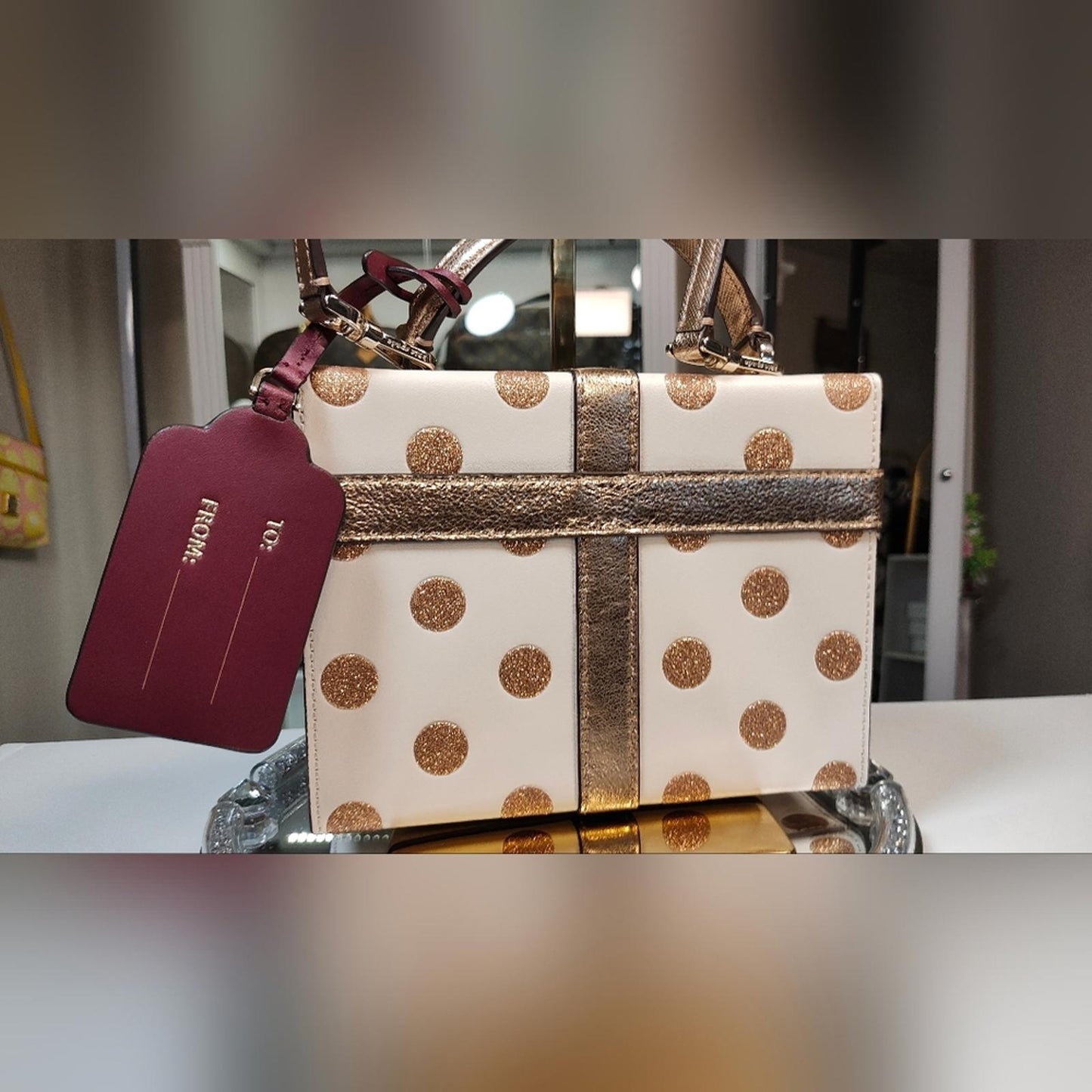 Kate Spade New York Wrapping Party Gift Box Crossbody