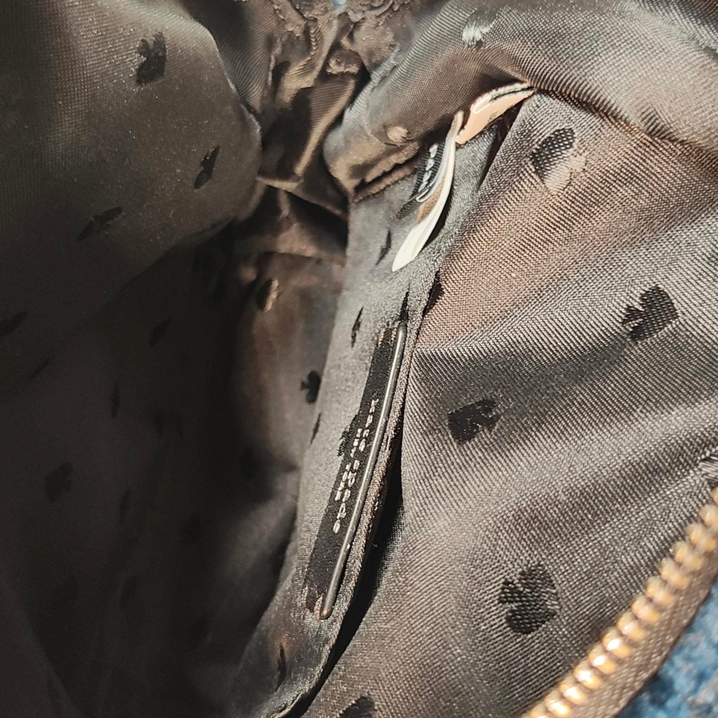 Kate Spade Blue Velvet Backpack