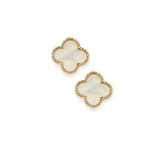 Park Lane Lana Earrings - Elegant Floral Design Opal