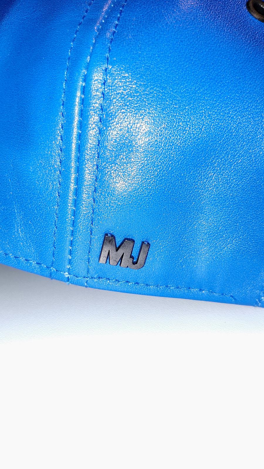 Marc by Marc Jacobs Blue Parrot Leather Cap
