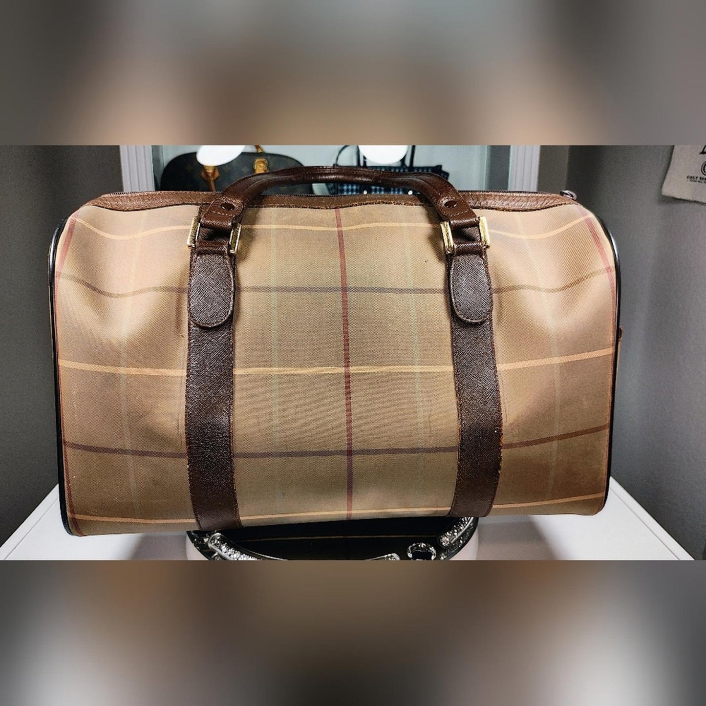 Burberry's Canvas Weekender Bag