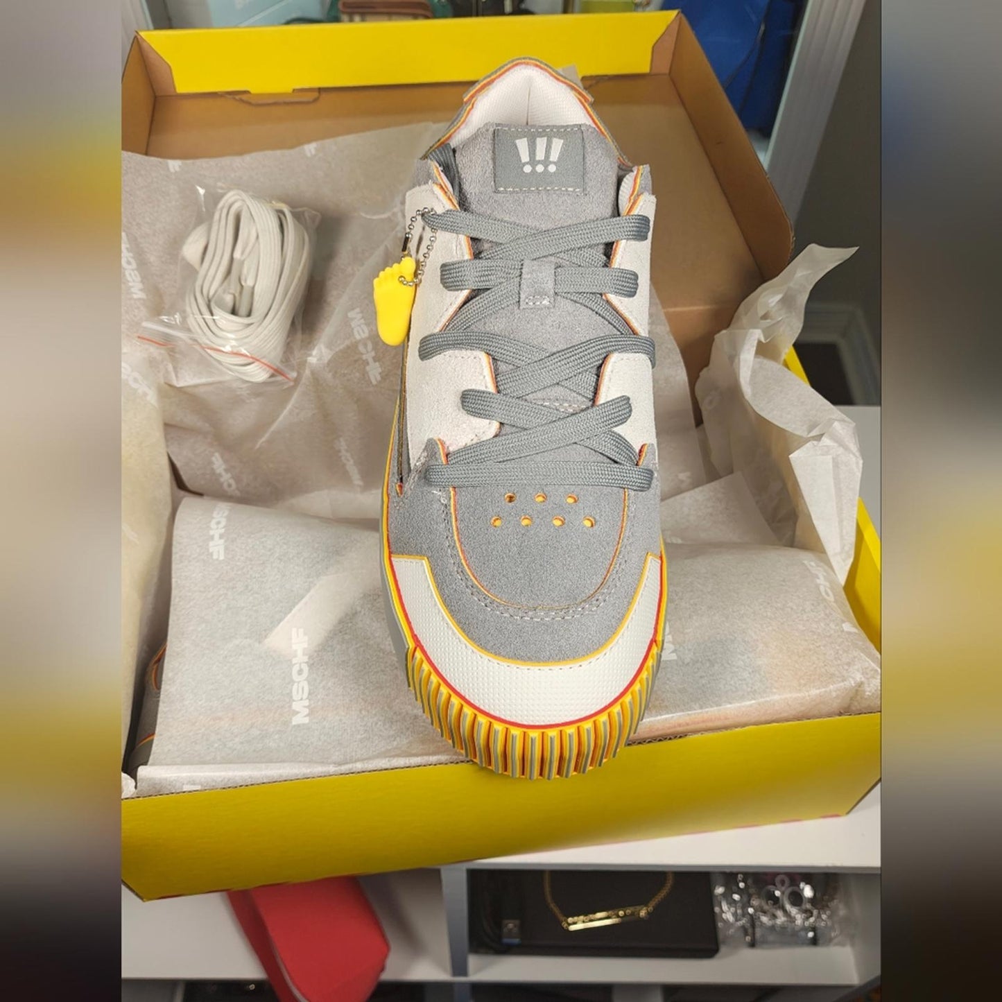 MSCHF GOBSTOMPER GREY GOOSE EDITION Sneaker