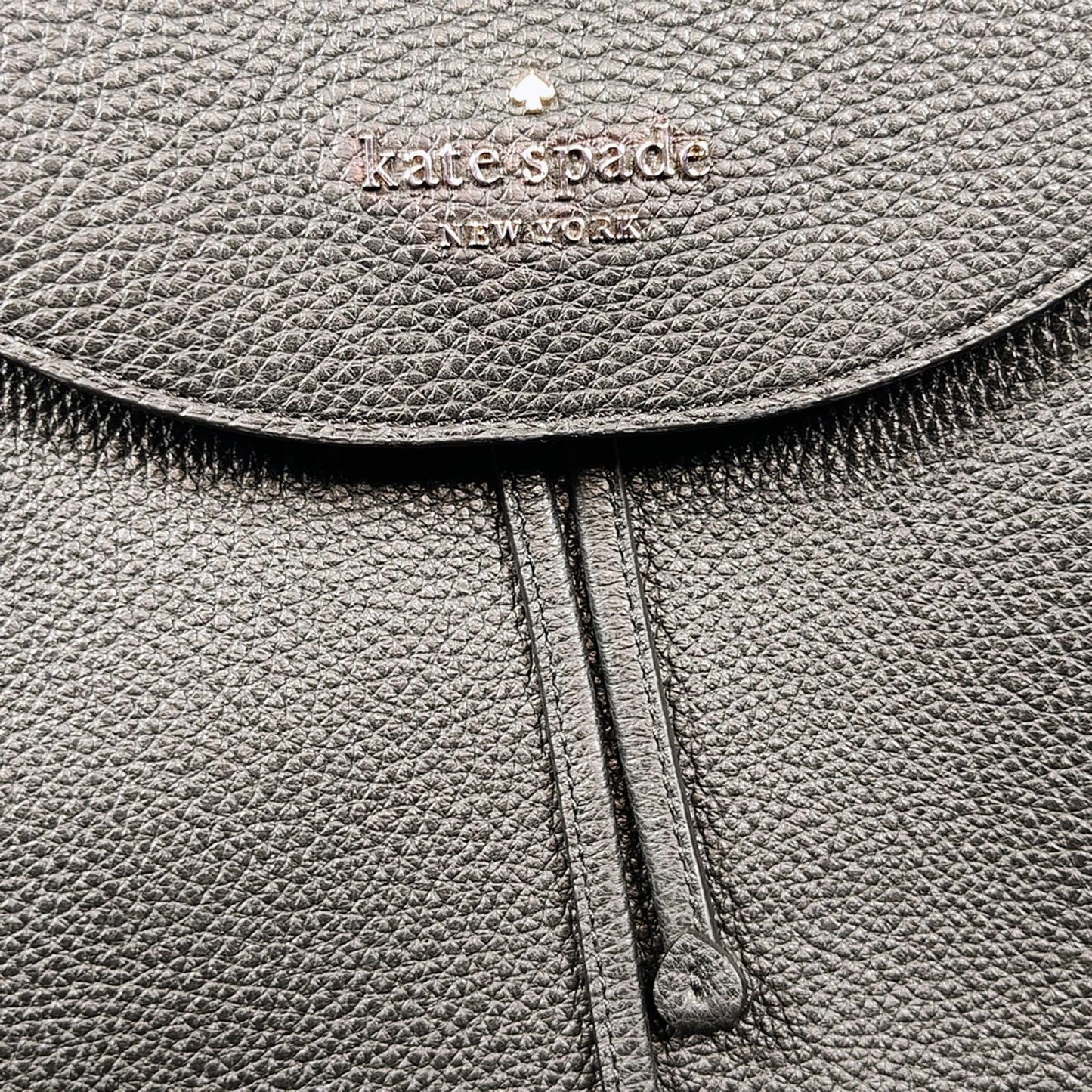 Kate Spade New York Black 
Leila Large Flap Backpack