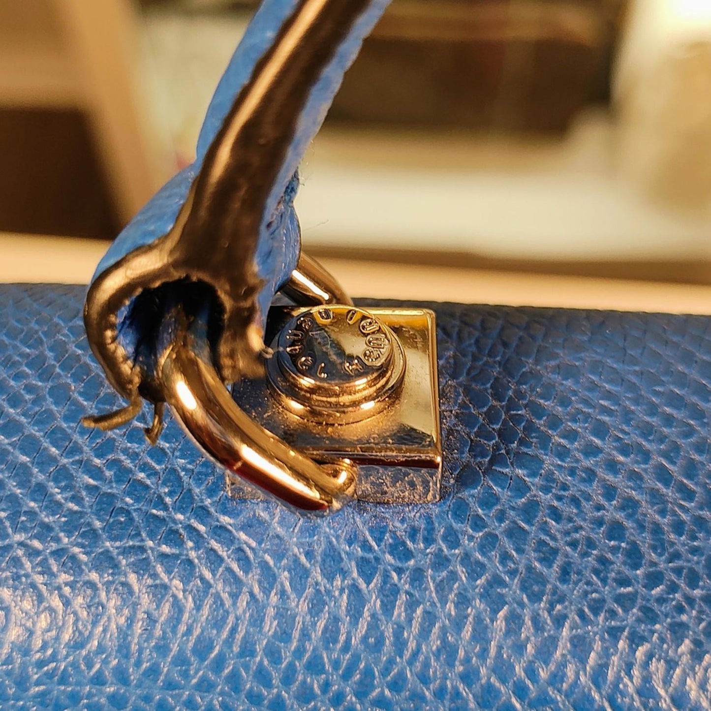 Henri Bendel Cobalt Blue Bijoux Top Handle satchel