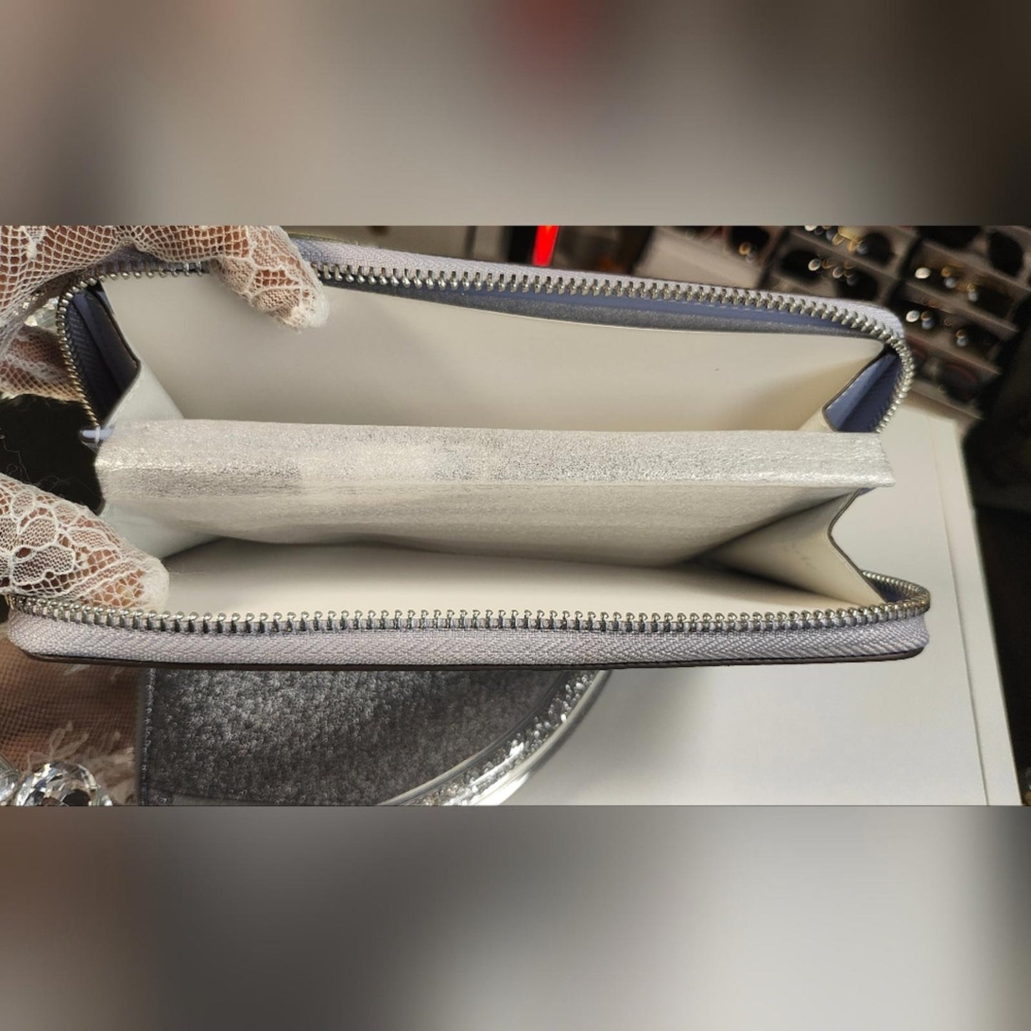 Kate Spade New York Kenzie Boxed Glitter Large Continental Wallet