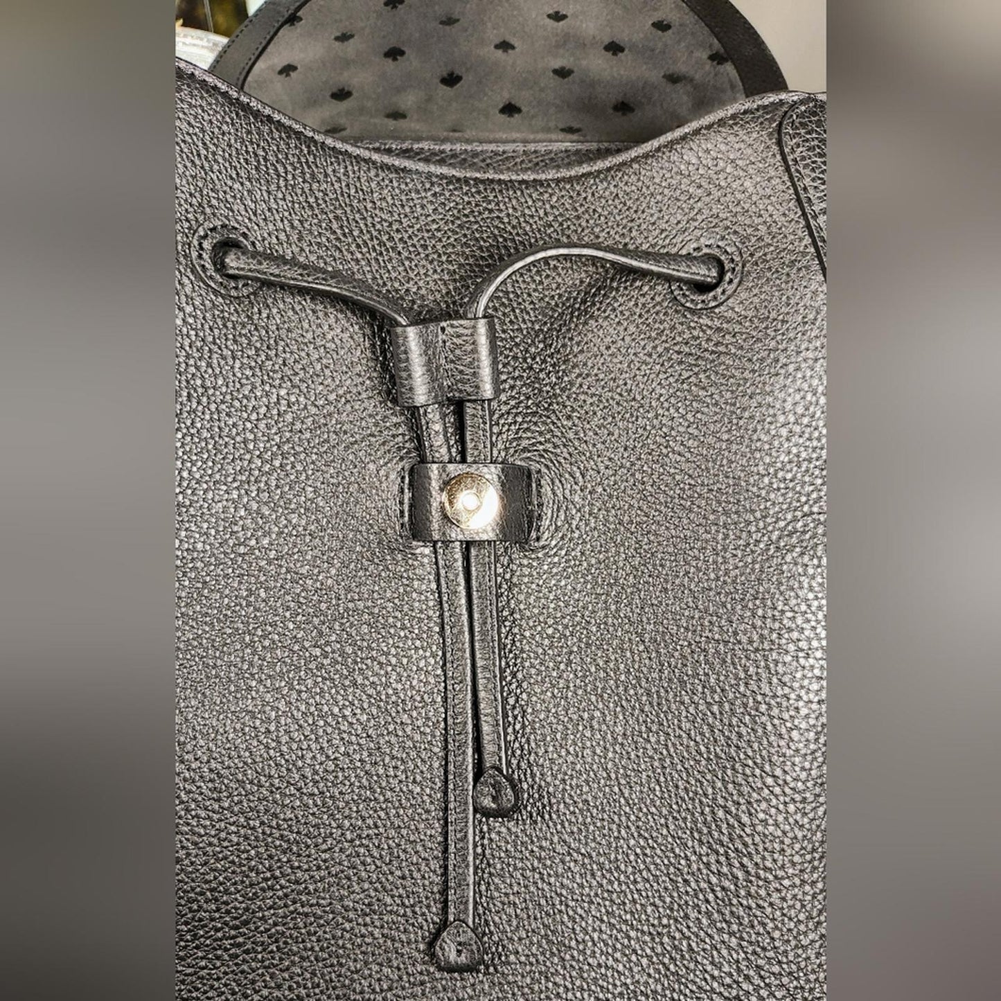Kate Spade New York Black 
Leila Large Flap Backpack