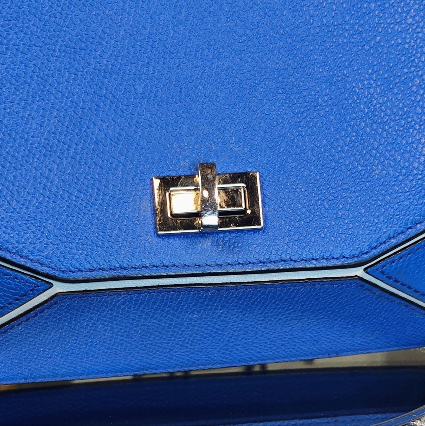 Henri Bendel Cobalt Blue Bijoux Top Handle satchel