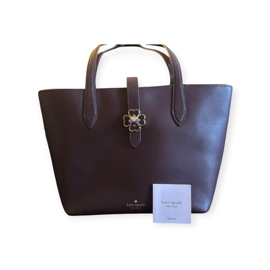Kate Spade New York Kaci Leather Medium Tote, plum/purple