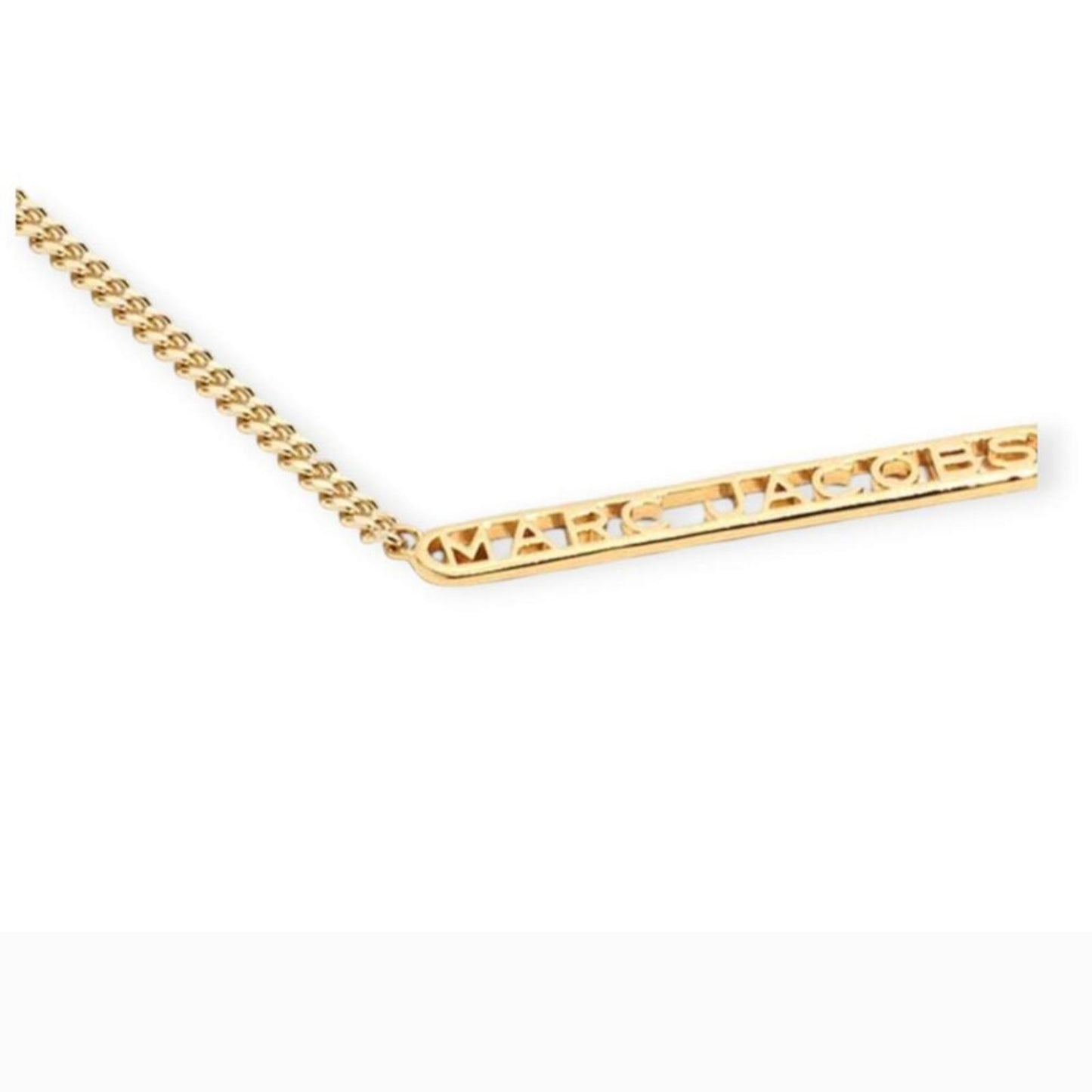 Marc Jacobs Gold Logo Necklace