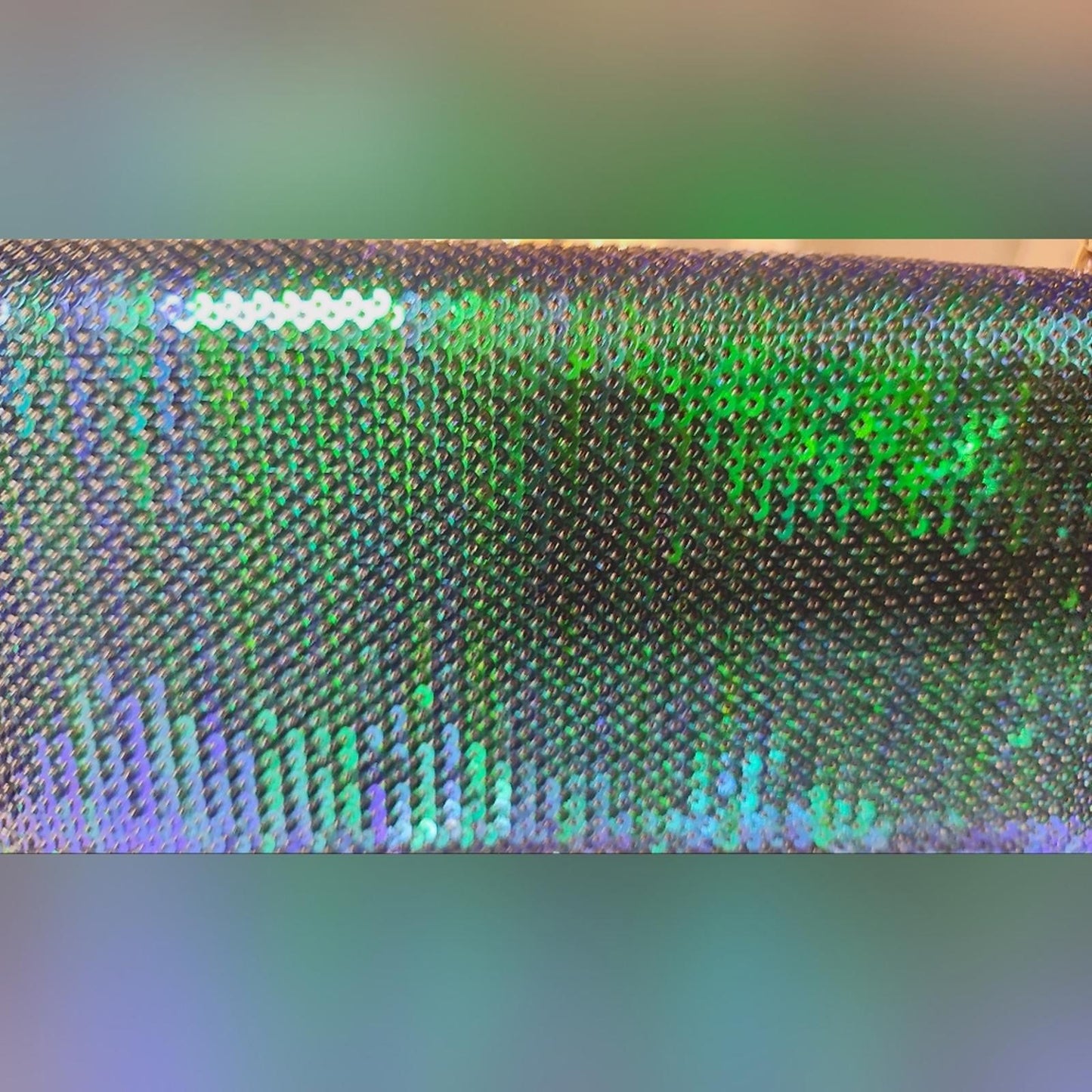 Dune Green Sequin Shoulder Bag