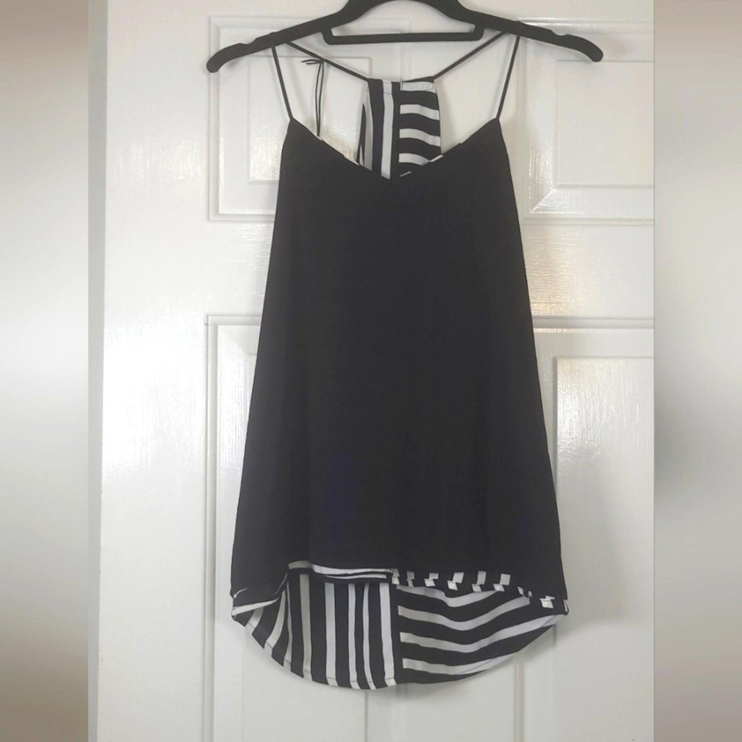 NWT Express Barcelona Cami Reversible Striped Tank