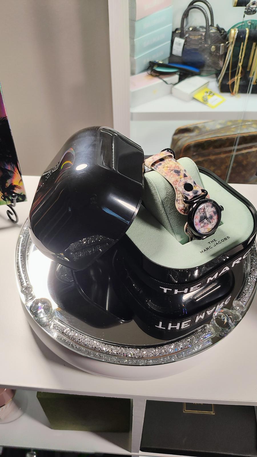 The Cuff Watch by Marc Jacobs with Floral Pattern Strap