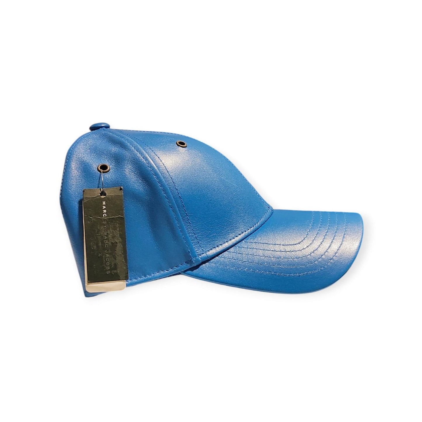 Marc by Marc Jacobs Blue Parrot Leather Cap