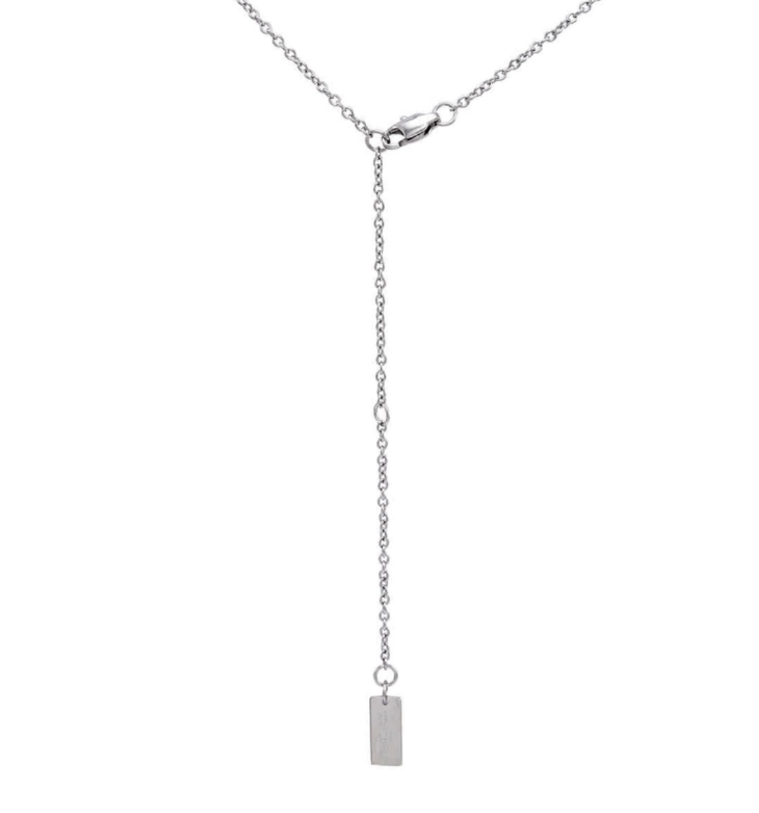 Marc Jacobs The Bauble Apple Pendant Necklace Watch - Silver Edition