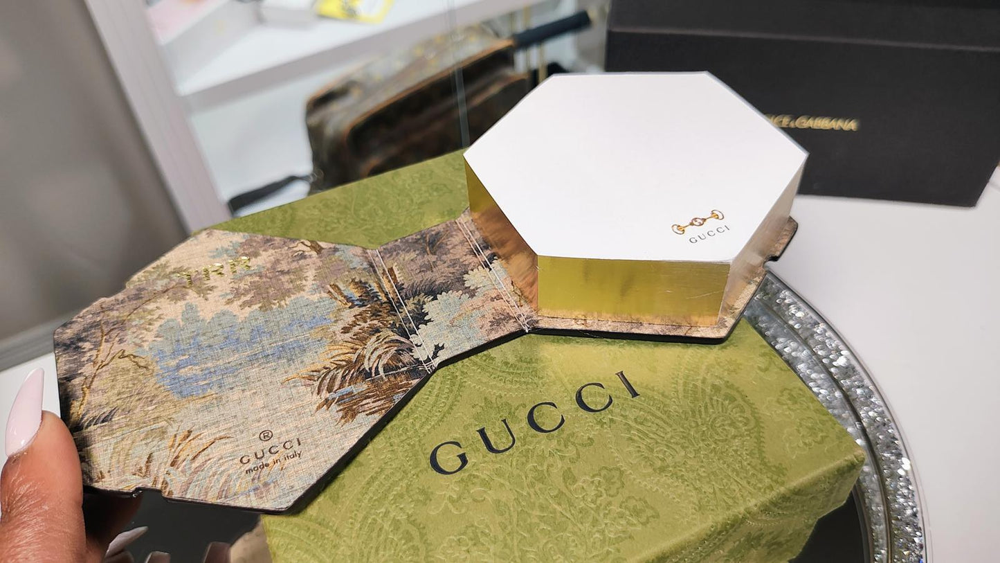 Gucci Octagonal notepad with Signature Pattern