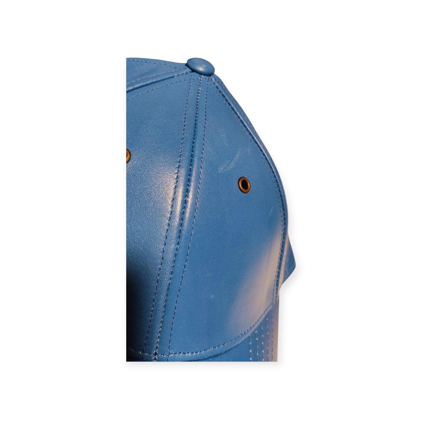 Marc by Marc Jacobs Blue Parrot Leather Cap