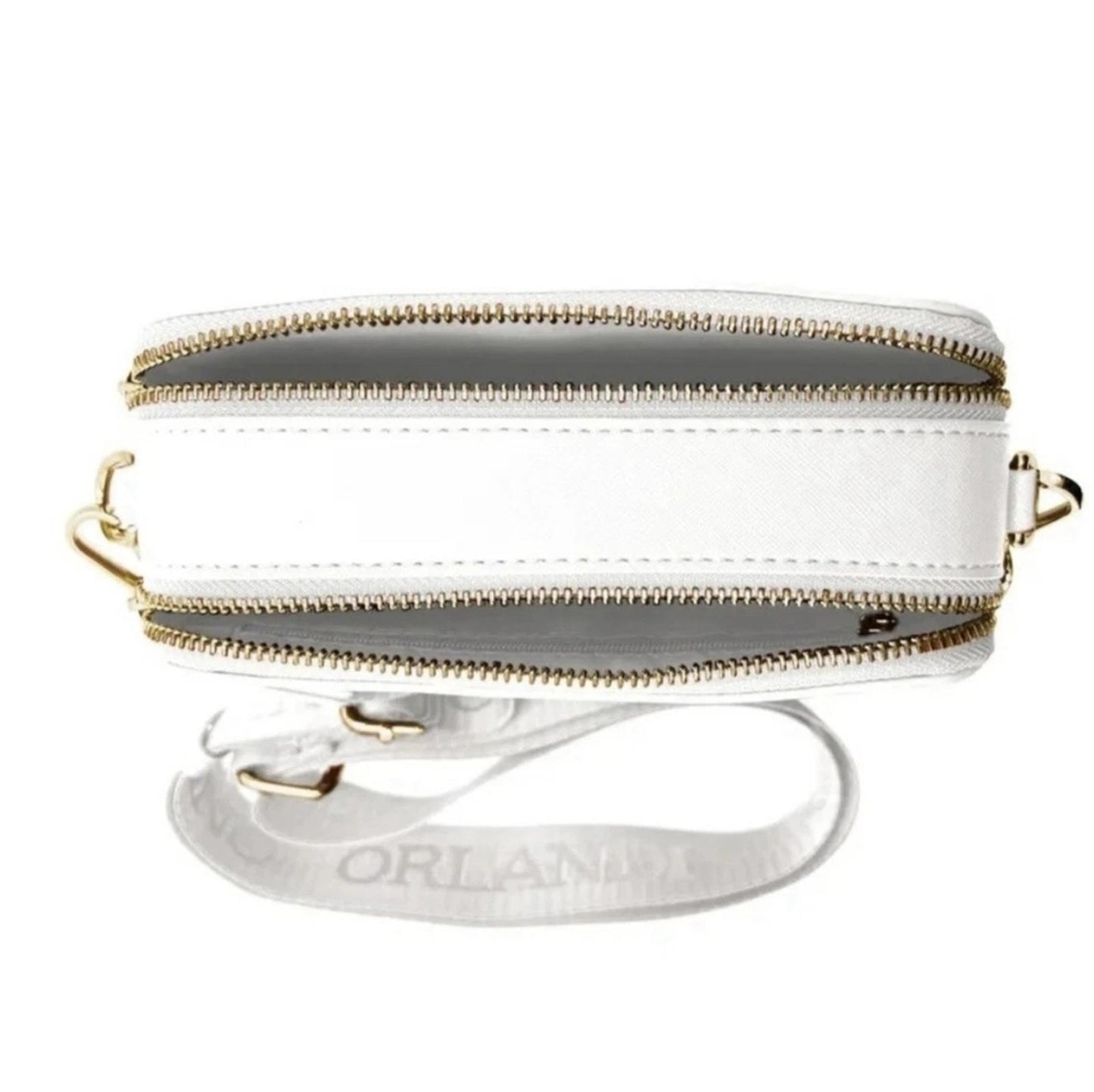 White and Gold Designer Women's Bag