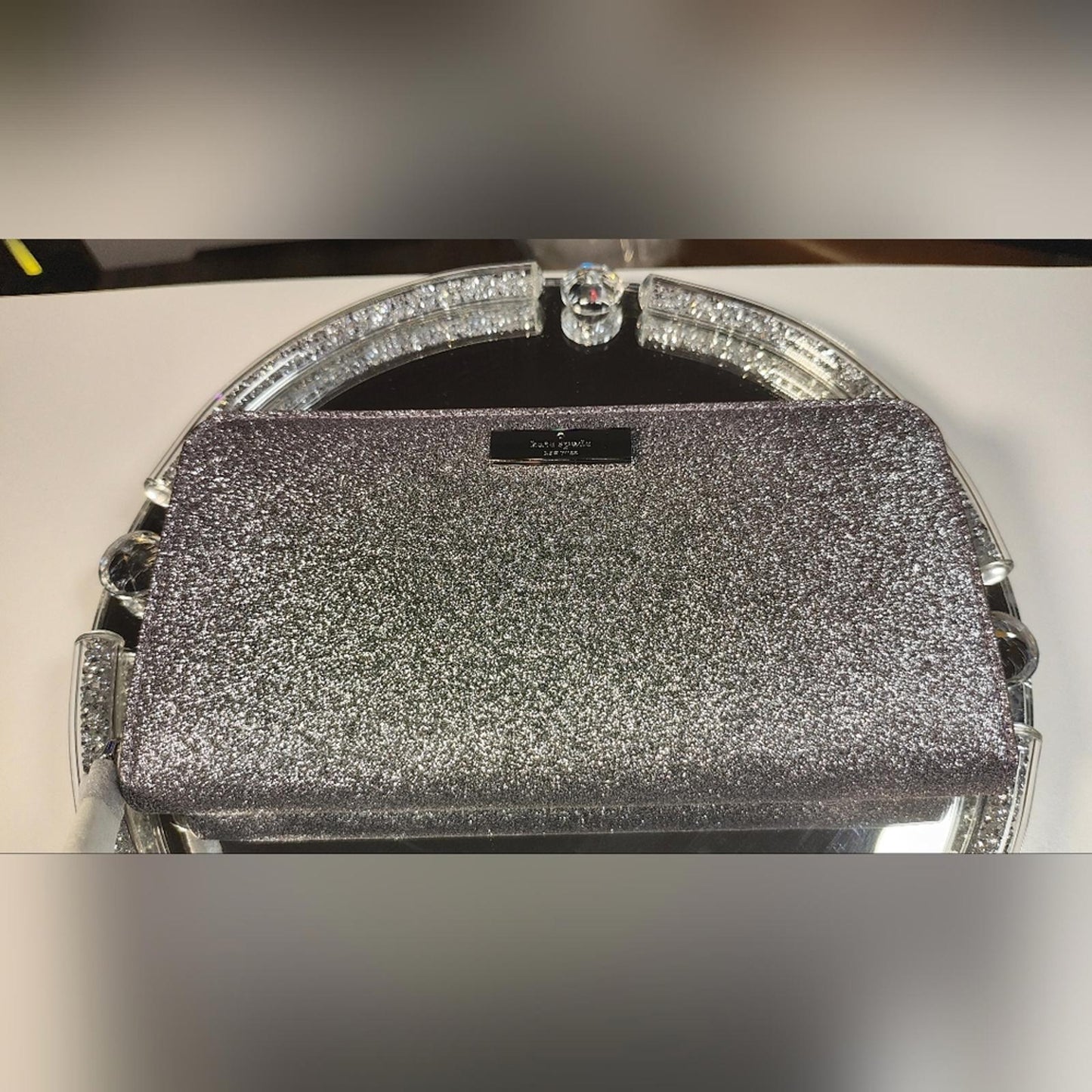 Kate Spade New York Kenzie Boxed Glitter Large Continental Wallet