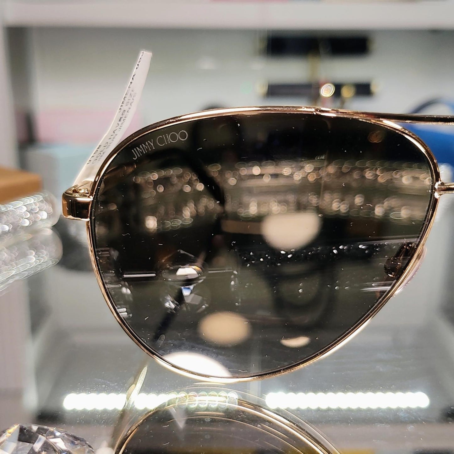 Jimmy Choo Jimena Gold Havana Sunglasses