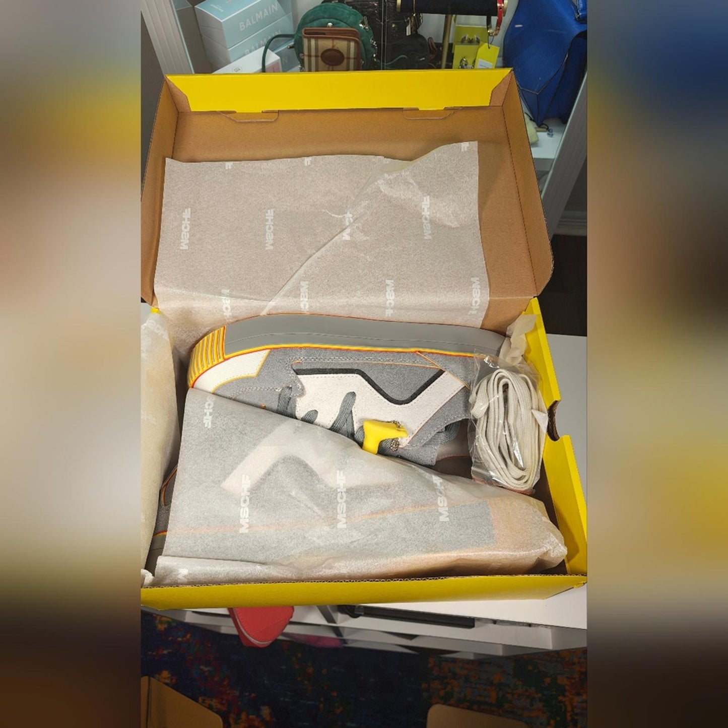MSCHF GOBSTOMPER GREY GOOSE EDITION Sneaker