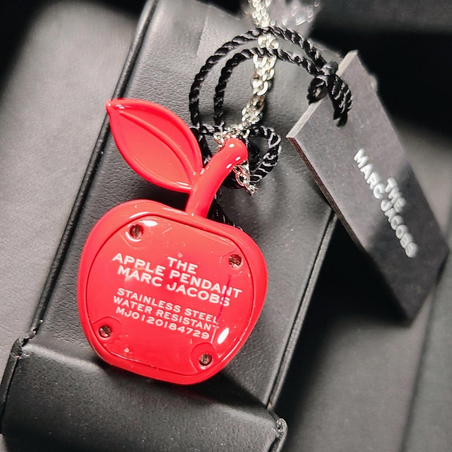 Marc Jacobs Red Apple Pendant Necklace
