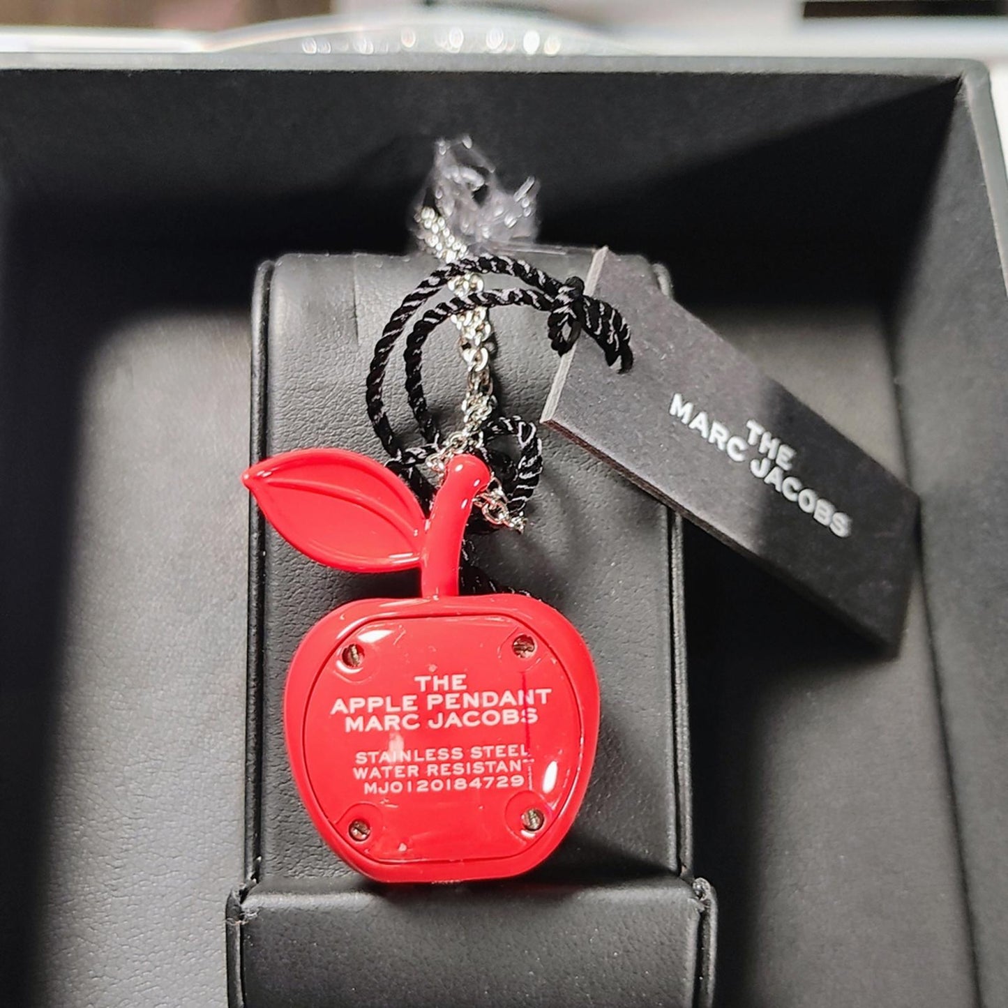 Marc Jacobs Red Apple Pendant Necklace