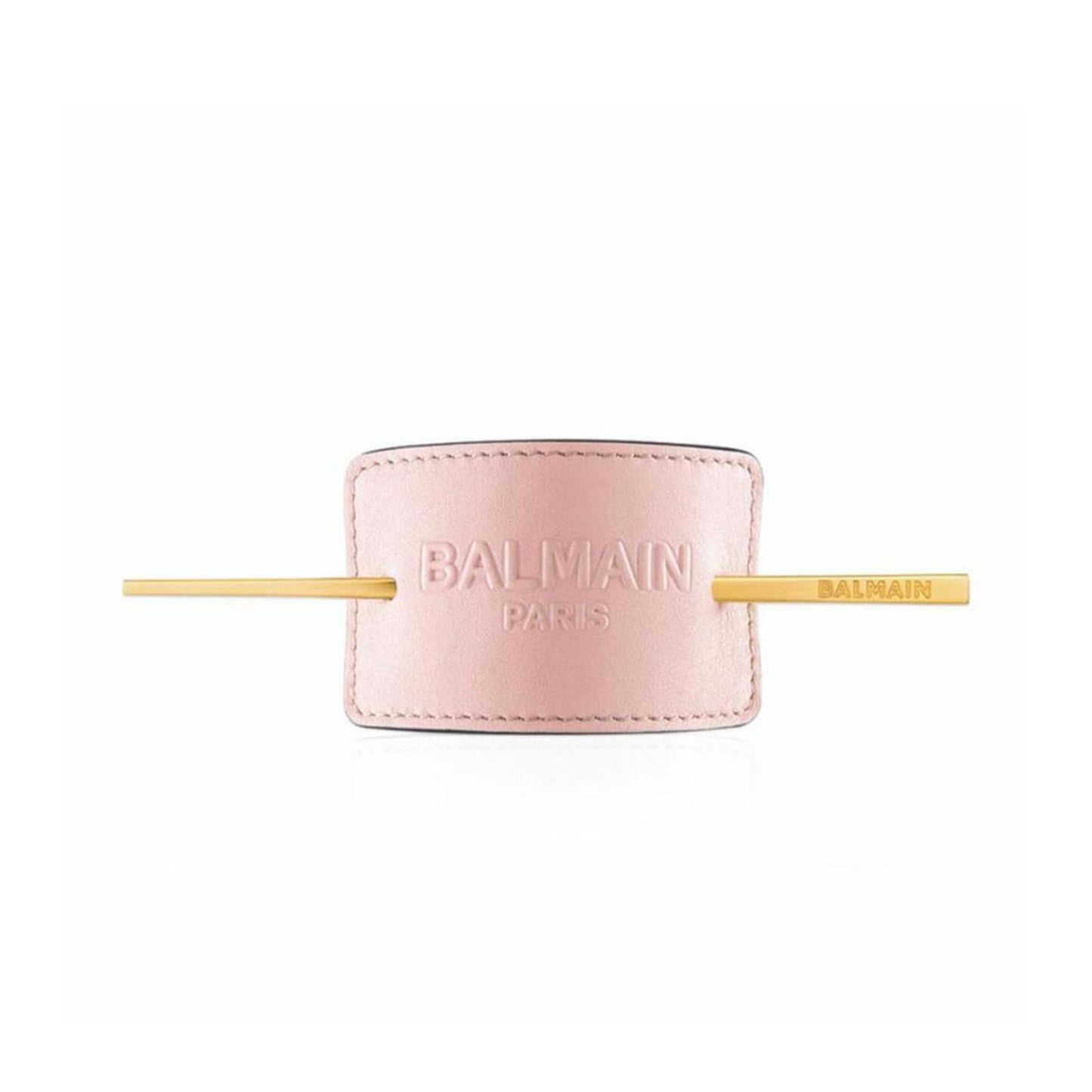 Balmain Limited Edition Pastel Pink Embossed Hair Barrette