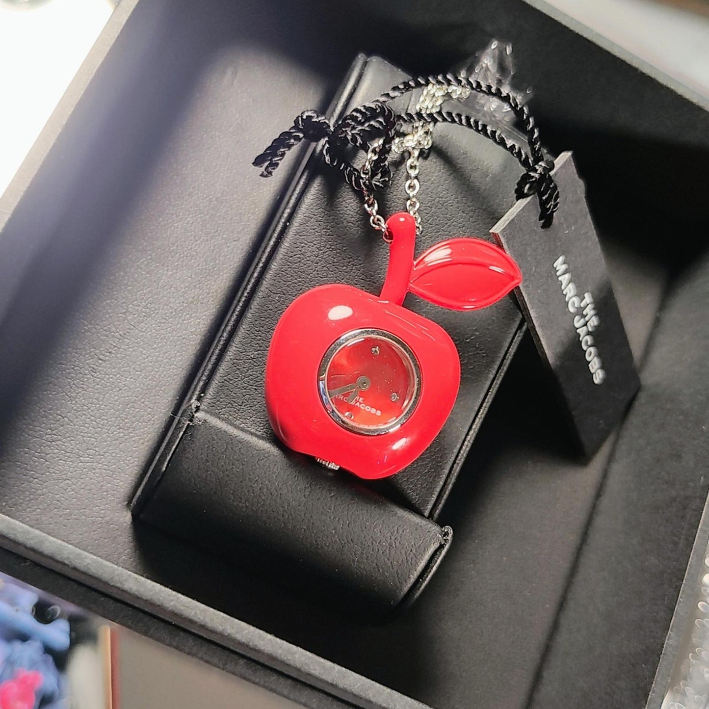 Marc Jacobs Red Apple Pendant Necklace