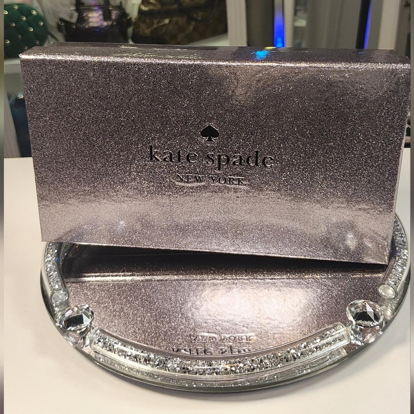 Kate Spade New York Kenzie Boxed Glitter Large Continental Wallet