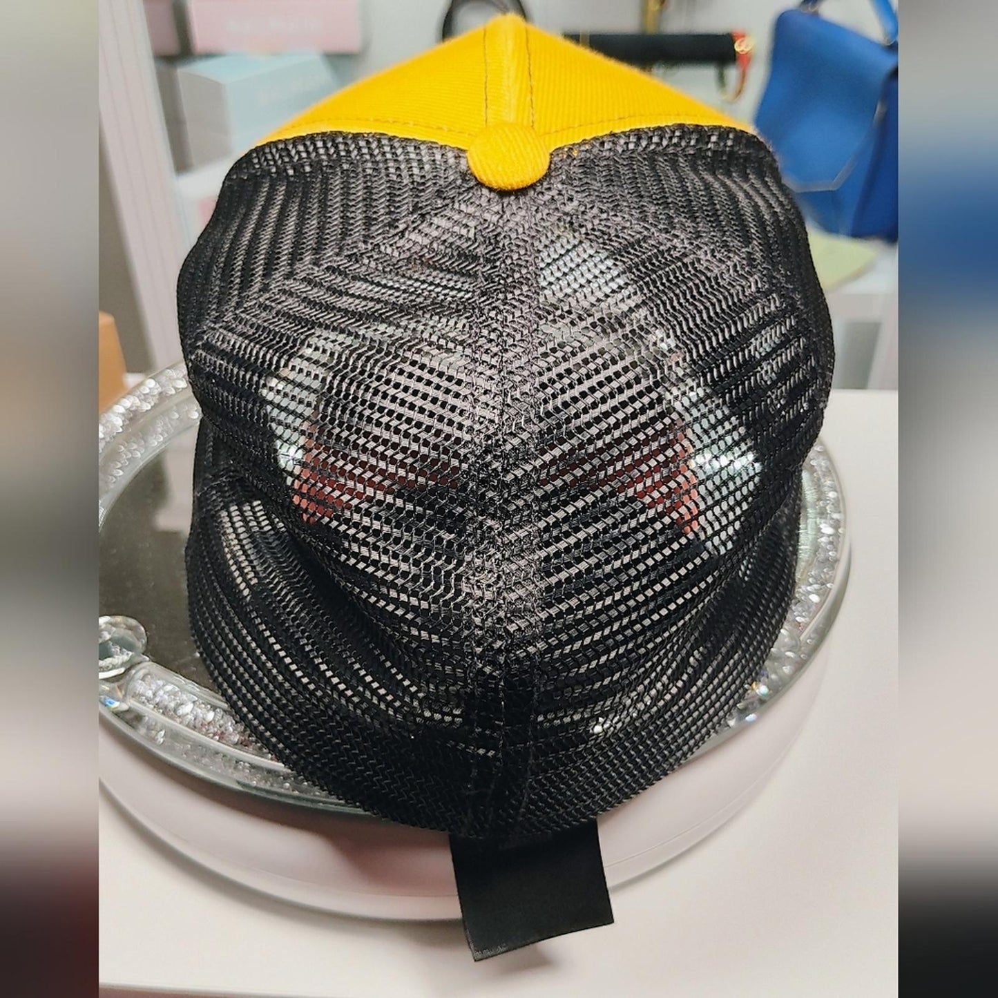 Balmain Gradient Orange and Black Cap