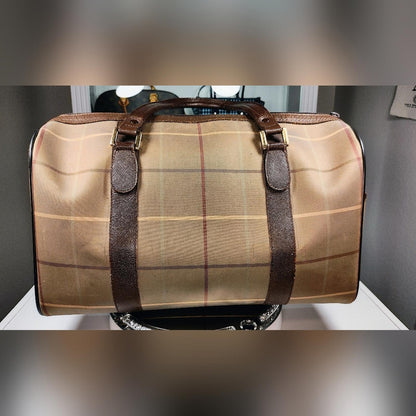 Burberry's Canvas Weekender Bag