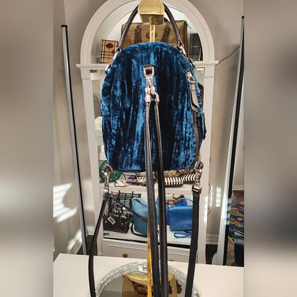 Kate Spade Blue Velvet Backpack