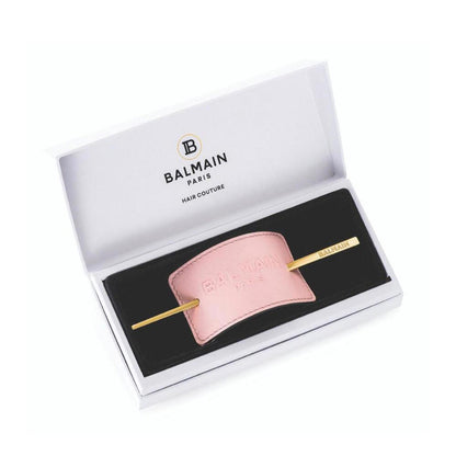 Balmain Limited Edition Pastel Pink Embossed Hair Barrette