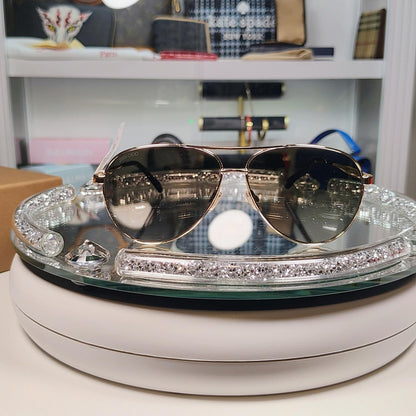 Jimmy Choo Jimena Gold Havana Sunglasses