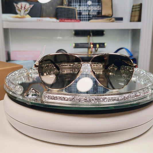 Jimmy Choo Jimena Gold Havana Sunglasses