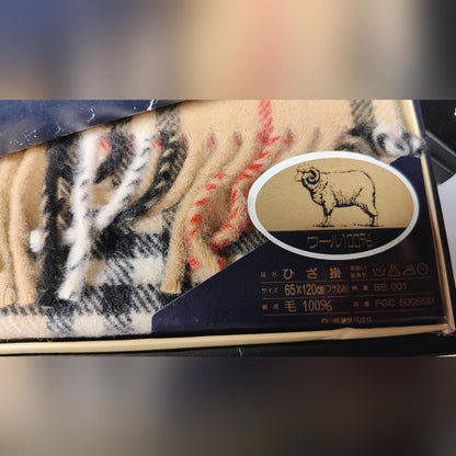 Burberry Lamb Wool Japanese Exclusive Blanket