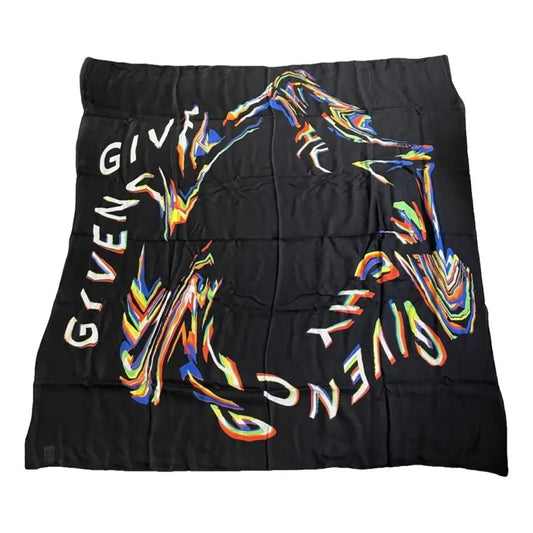 Givenchy Cashmere Black Multicolor Scarf