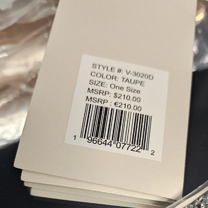 Valentino Orlandi Glossy Tan Crossbody Bag