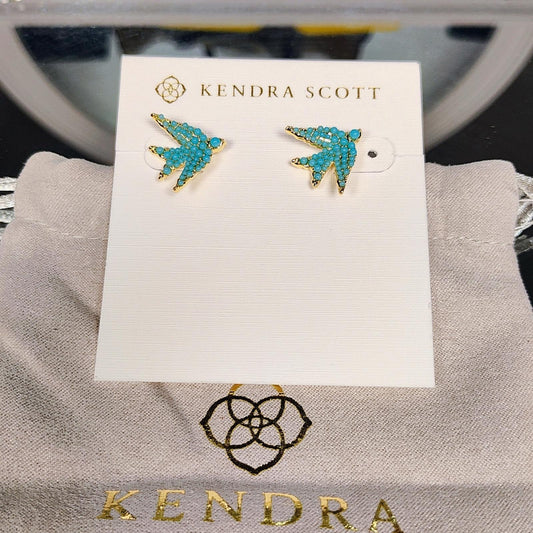 Kendra Scott Blue Bird Earrings