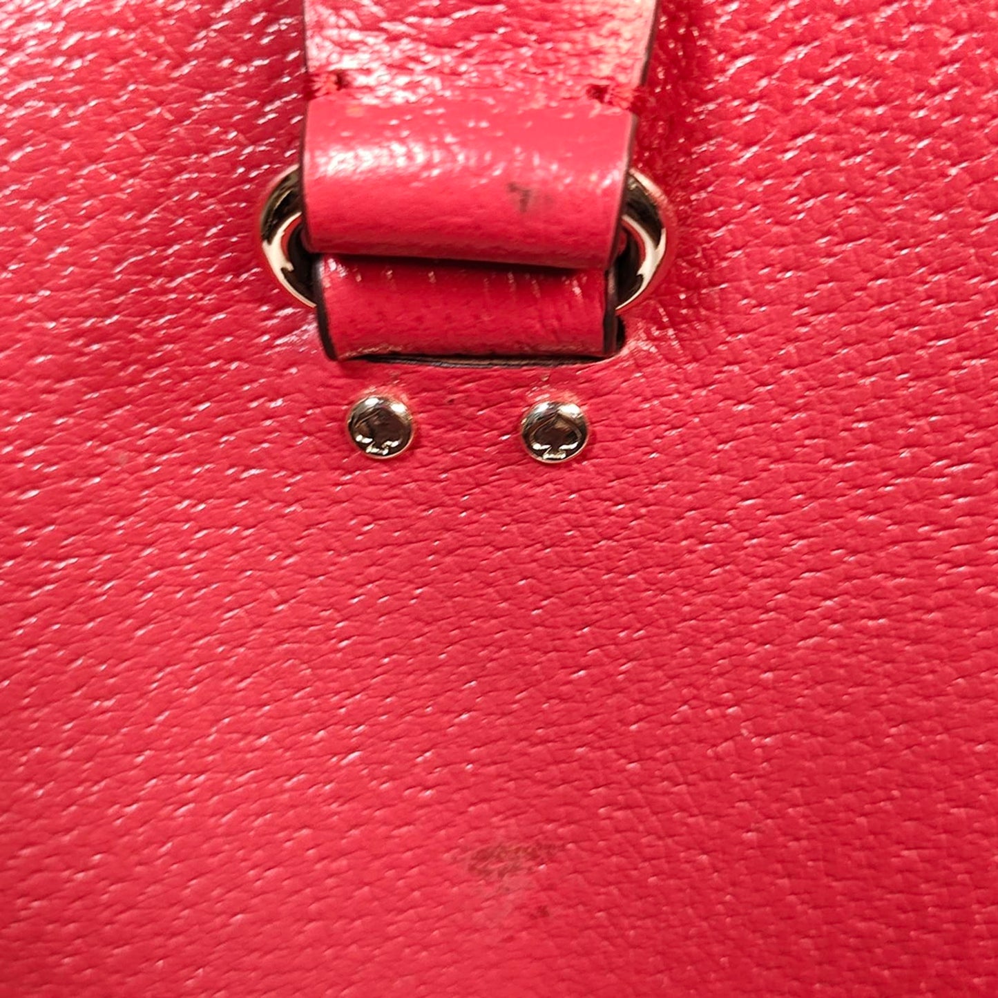 Kate Spade Red Leather Tote Bag