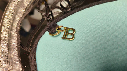 Balmain Paris Sleep Mask with Gold 'B' Charm