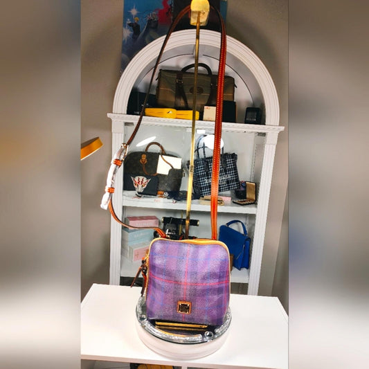 Dooney & Bourke Trixie Tiverton Purple Crossbody Bag