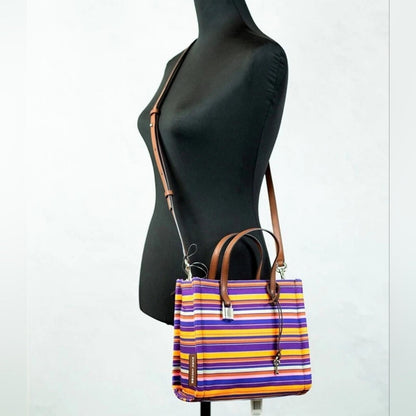 Marc Jacobs Mini Grind Striped Tote