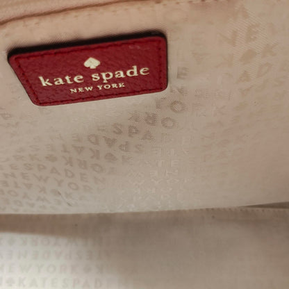 Kate Spade Red Leather Tote Bag