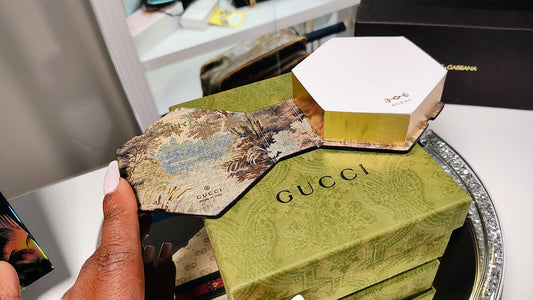 Gucci Octagonal notepad with Signature Pattern