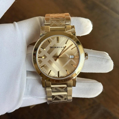Burberry The City Gold Watch Brand New with 2 Year Factory Warranty