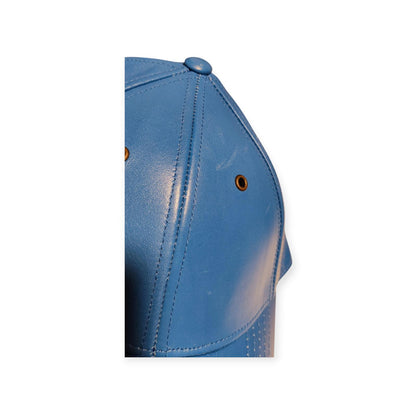 Marc by Marc Jacobs Blue Parrot Leather Cap