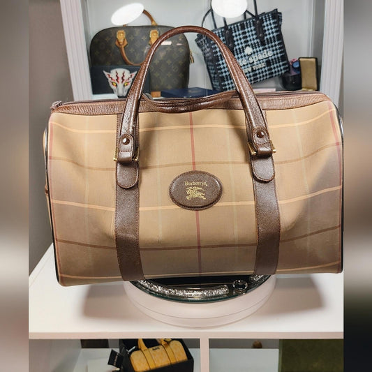 Burberry's Canvas Weekender Bag