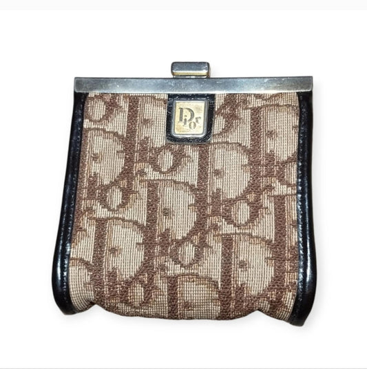 Dior vintage coin pouch with kisslock